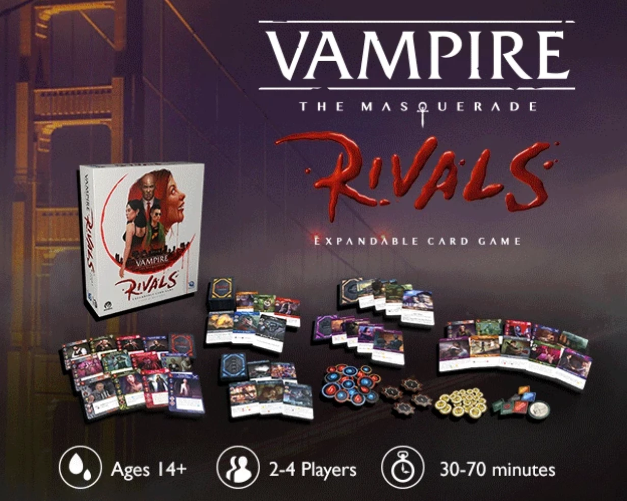 Vampire: The Masquerade Rivals LCG Kickstarter Bundle 1 Vampire: The Masquerade Rivals LCG Kickstarter Bundle