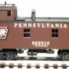 K-Line K616-1892 O Guage Off Centered Cupola Caboose With Smoke Pennsylvania Railroad PRR - NOS