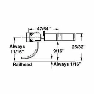 Kadee 745 O Scale Type E Medium Centerset Metal Couplers With Plastic Gear Boxes 2 Kadee 745 O Scale Type E Medium Centerset Metal Couplers With Plastic Gear Boxes - Image 2