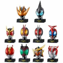 Bandai Kamen Rider Mask History 2 10Pack BOX CANDY TOY