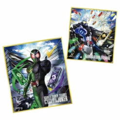 Bandai Kamen Rider Shikishi ART Selection Feat. Kamen Rider W 10 Pack BOX