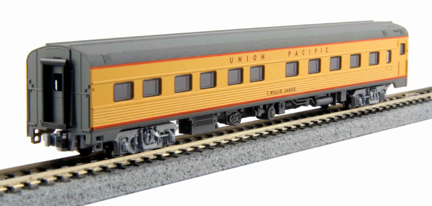 Kato 106-086 N Scale Union Pacific Excursion 7 Car Passenger Train Set 2 Kato 106-086 N Scale Union Pacific Excursion 7 Car Passenger Train Set - Image 2