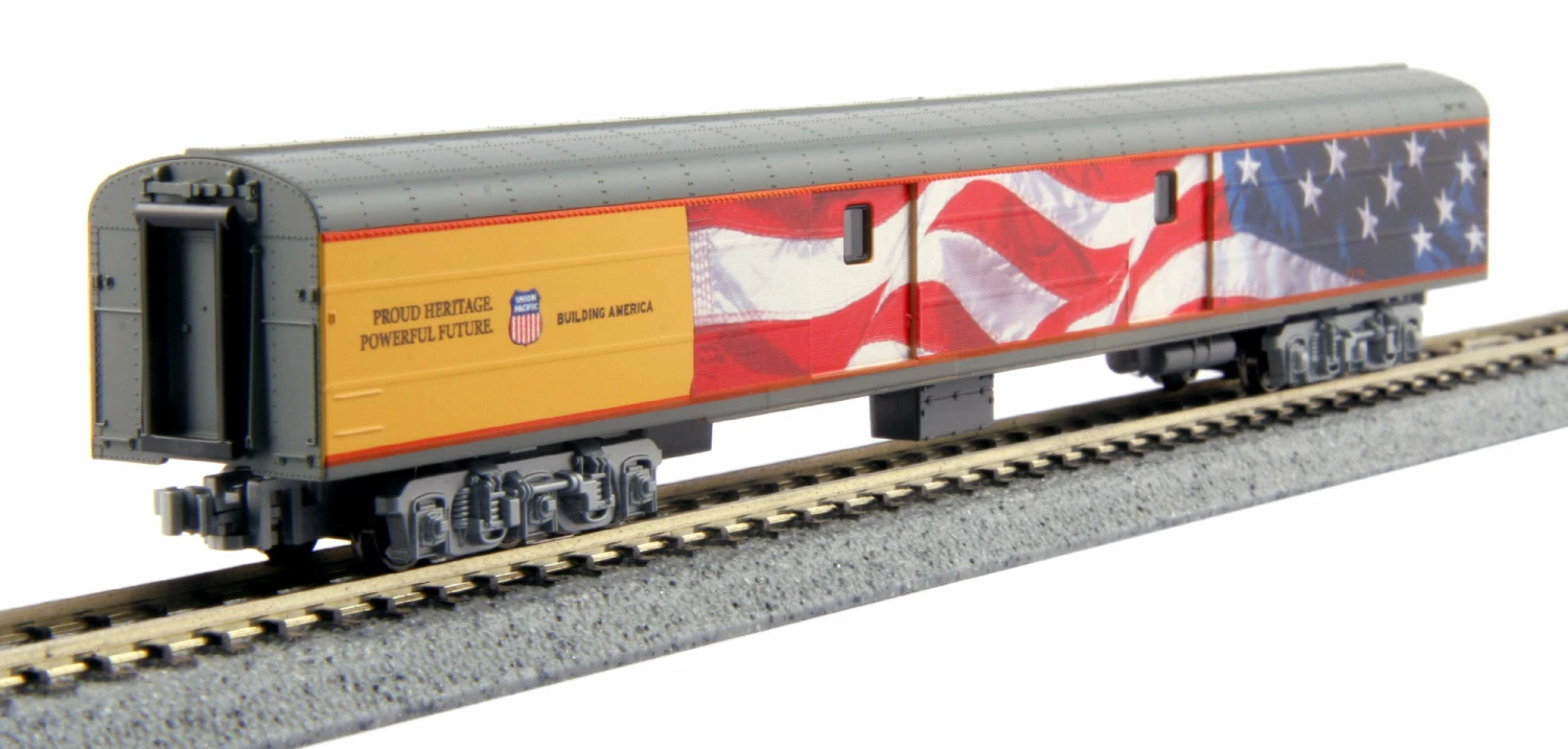 Kato 106-086 N Scale Union Pacific Excursion 7 Car Passenger Train Set 3 Kato 106-086 N Scale Union Pacific Excursion 7 Car Passenger Train Set - Image 3