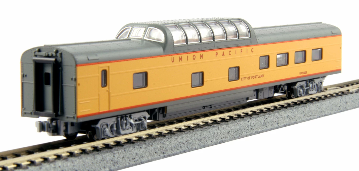 Kato 106-086 N Scale Union Pacific Excursion 7 Car Passenger Train Set 6 Kato 106-086 N Scale Union Pacific Excursion 7 Car Passenger Train Set - Image 6