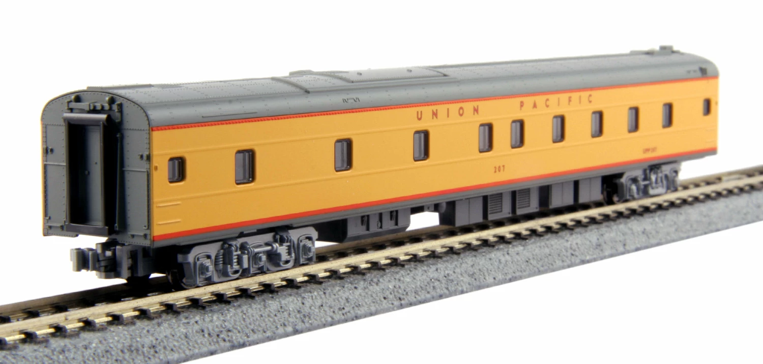 Kato 106-086 N Scale Union Pacific Excursion 7 Car Passenger Train Set 1 Kato 106-086 N Scale Union Pacific Excursion 7 Car Passenger Train Set