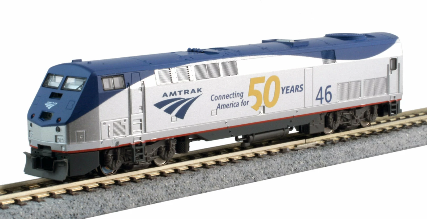 Kato 176-6034LS N Scale GE P42 Genesis Phase V Amtrak 46 "50th" DCC And LokSound 1 Kato 176-6034LS N Scale GE P42 Genesis Phase V Amtrak 46 "50th" DCC And LokSound