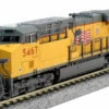 KATO 176-8933 N Scale GE ES44AC GEVO Diesel Locomotive Union Pacific Flag UP 5467
