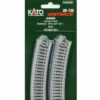 Kato 20130 N Scale UniTrack 348mm 13-3/4" Radius Curve 30-Degree (4 Pack)