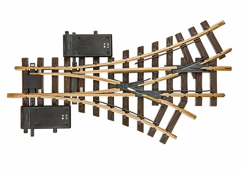 LGB 12360 G Gauge Track Left Hand Electric Turnout (375mm Straight 30 Degree R1 Curves) 1 LGB 12360 G Gauge Track Left Hand Electric Turnout (375mm Straight 30 Degree R1 Curves)