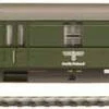 Liliput L383803 HO Scale MailPassenger Car Deutsche Reichsbhan DR 5180 - NOS