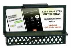 Lionel 1956230 HO Scale Lighted Billboard Safe Driving