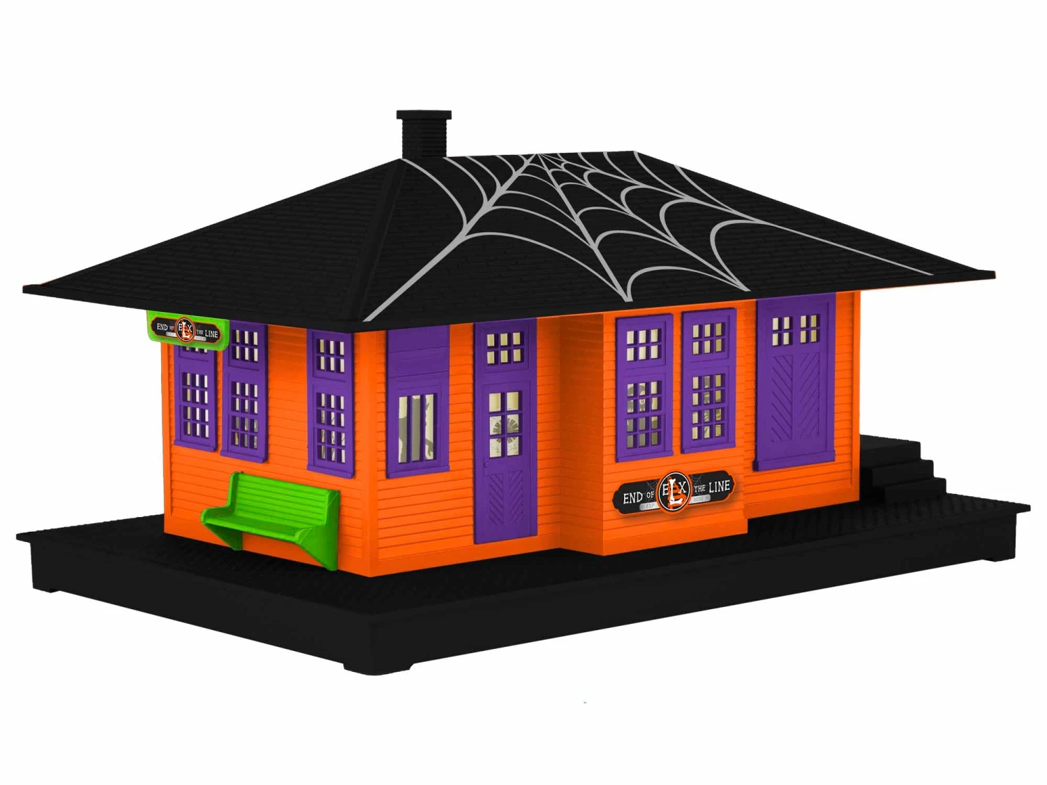 Lionel 2029040 O Gauge End Ofthe Line Halloween Passenger Station (Plug-Expand-Play) 1 Lionel 2029040 O Gauge End Ofthe Line Halloween Passenger Station (Plug-Expand-Play)