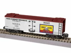 Lionel 2119120 S Gauge American Flyer Woodside Reefer Senate Beer MDBX 100