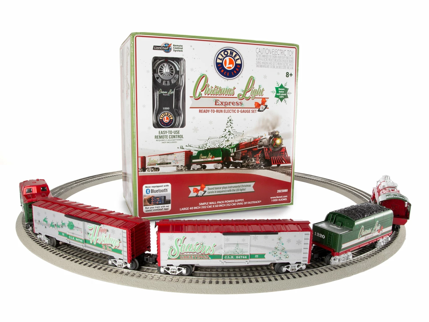 Lionel 2123100 O Gauge Christmas Light Express Train Set With Bluetooth 5.0 8 Lionel 2123100 O Gauge Christmas Light Express Train Set With Bluetooth 5.0 - Image 8