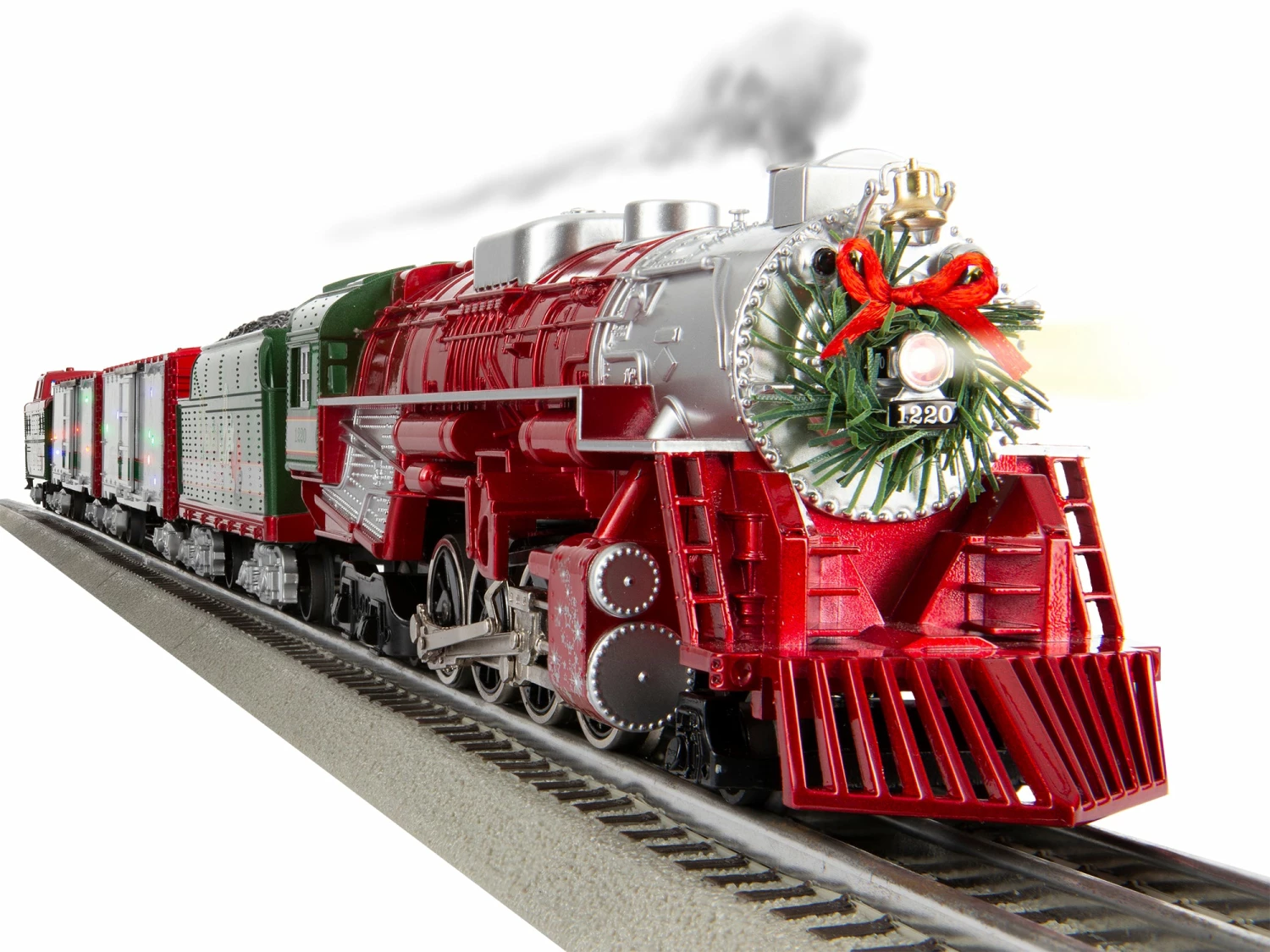 Lionel 2123100 O Gauge Christmas Light Express Train Set With Bluetooth 5.0 2 Lionel 2123100 O Gauge Christmas Light Express Train Set With Bluetooth 5.0 - Image 2