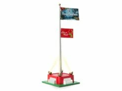 Lionel 2129220 O Gauge Christmas Joy Flagpole (Plug-Expand-Play)