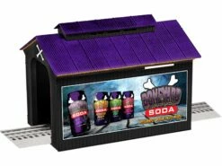 Lionel 2129330 O Gauge Lighted Half Covered Bridge Halloween