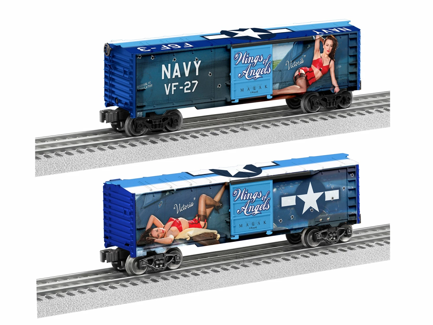 Lionel 2138120 O Gauge Wings Of Angles Boxcar - Victoria 1 Lionel 2138120 O Gauge Wings Of Angles Boxcar - Victoria