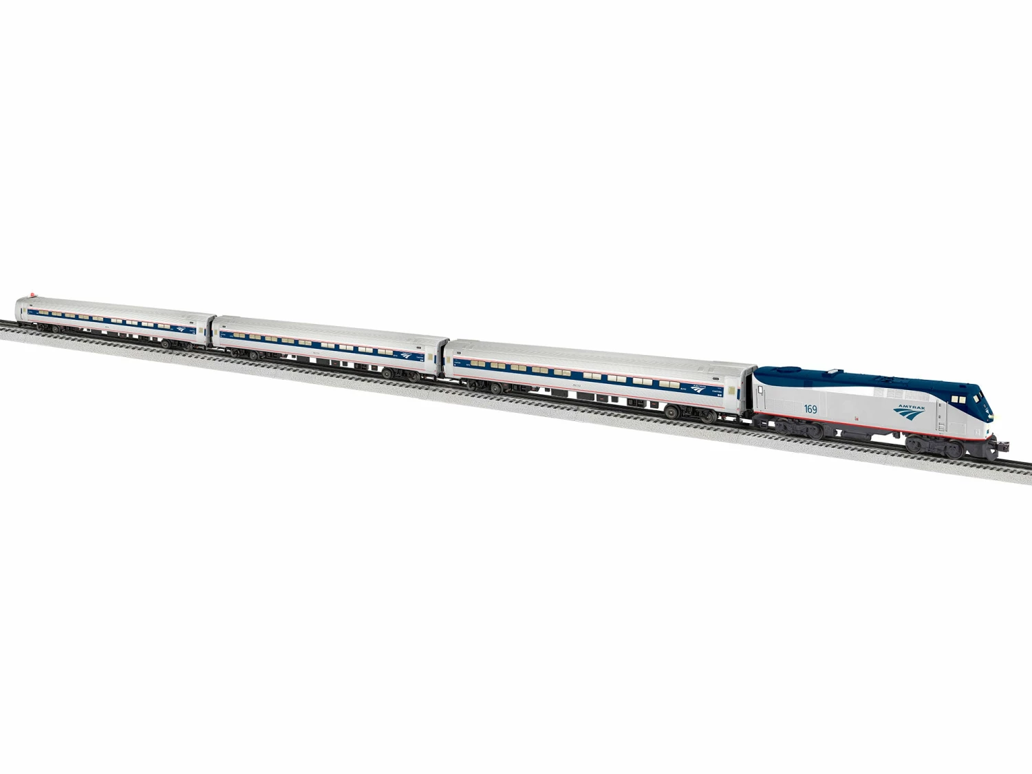 Lionel 2222060 O Gauge LionChief 2.0 Amtrak Genesis Passenger Train Set 1 Lionel 2222060 O Gauge LionChief 2.0 Amtrak Genesis Passenger Train Set