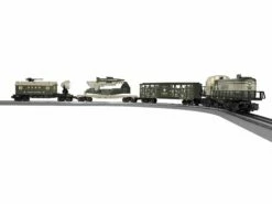 Lionel 2223010 O Gauge LionChief Army Freight Train Set With Bluetooth 5.0