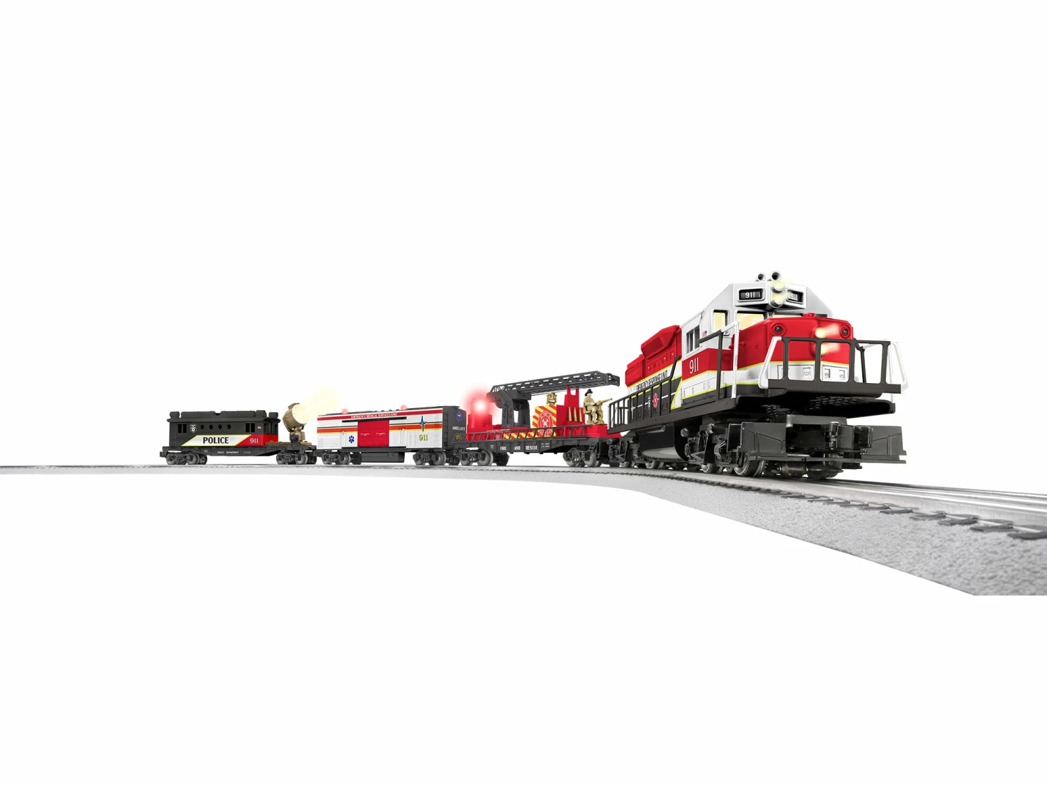 Lionel 2223040 O Gauge LionChief Emergency Response Freight Train Set With Bluetooth 5.0 1 Lionel 2223040 O Gauge LionChief Emergency Response Freight Train Set With Bluetooth 5.0