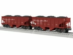 Lionel 2226940 O Scale GLa 2 Bay Open Coal Hopper Pennsylvania Lines 2 Pack BTO