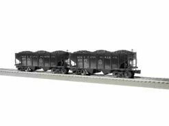 Lionel 2226980 O Scale GLa 2 Bay Open Coal Hopper West Penn Power WPPX 2 Pack BTO