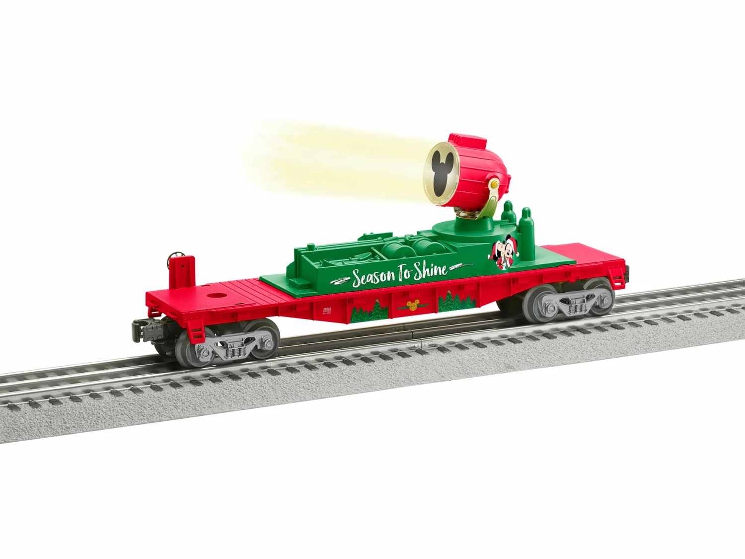 Lionel 2228230 O Gauge Mickey & Friends Searchlight Car 1 Lionel 2228230 O Gauge Mickey & Friends Searchlight Car