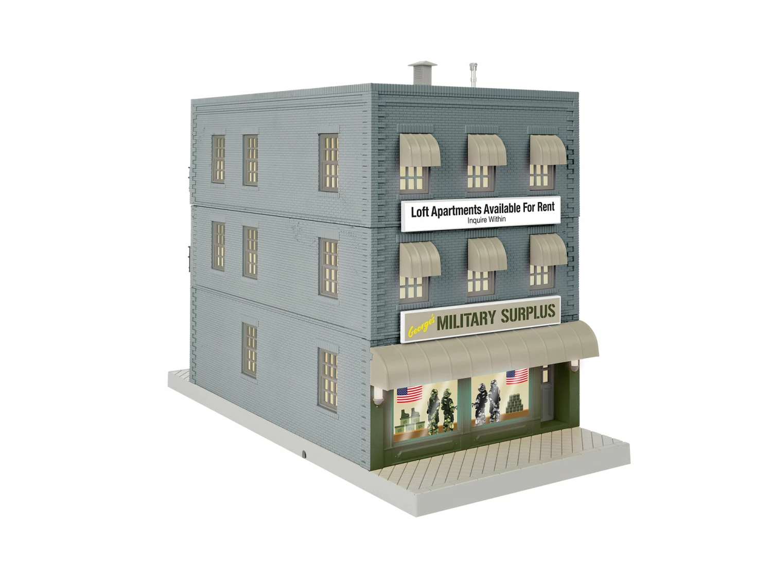 Lionel 2229130 O Gauge Military Surplus Store (Plug-Expand-Play) 1 Lionel 2229130 O Gauge Military Surplus Store (Plug-Expand-Play)