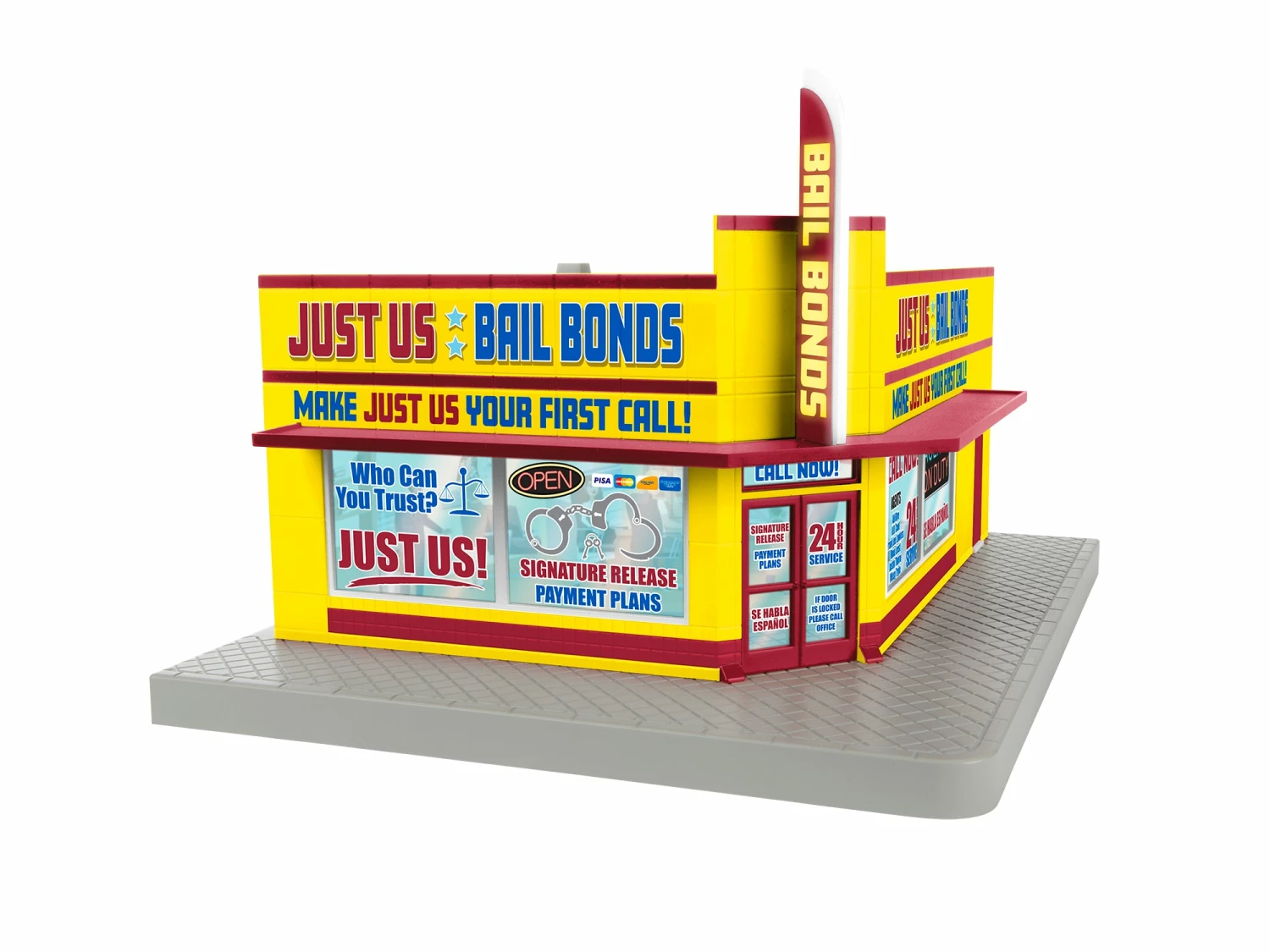 Lionel 2229170 O Gauge Bail Bonds Building (Plug-Expand-Play) 1 Lionel 2229170 O Gauge Bail Bonds Building (Plug-Expand-Play)