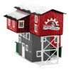 Lionel 2229320 O Gauge Christmas Coal Works Lighted Coaling Station (Plug-Expand-Play)