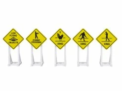 Lionel 2230170 O Gauge Unique Railroad Signs 5 Pack #1