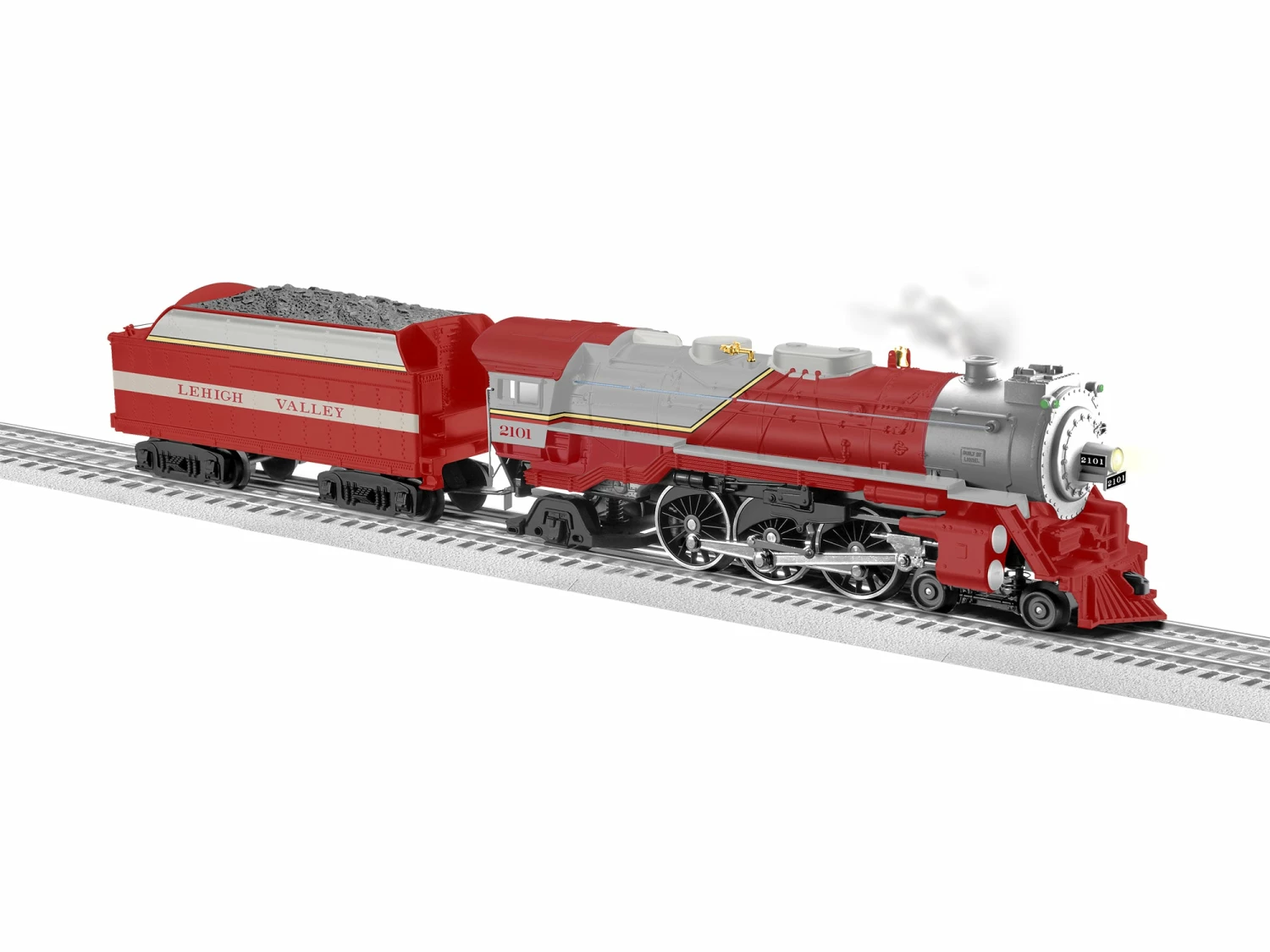 Lionel 2232120 O Gauge LionChief 2.0 4-6-2 Pacific Steam Loco Lehigh Valley LV 2101 1 Lionel 2232120 O Gauge LionChief 2.0 4-6-2 Pacific Steam Loco Lehigh Valley LV 2101