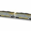 Lionel 2243060 Standard O Gauge Rotary Gondola CSX 2-Pack