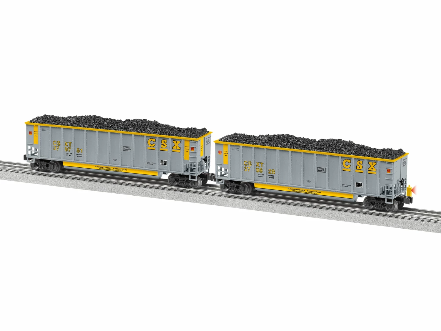 Lionel 2243060 Standard O Gauge Rotary Gondola CSX 2-Pack 1 Lionel 2243060 Standard O Gauge Rotary Gondola CSX 2-Pack