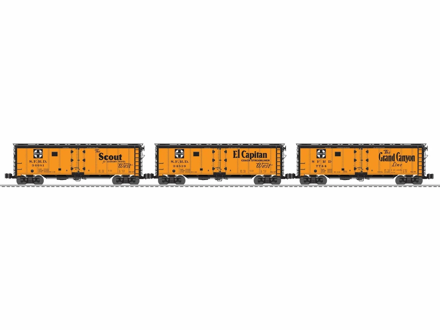 Lionel 2322080 O Scale Legacy Santa Fe Fast Fruit Express Set (No Track Or Power) 2 Lionel 2322080 O Scale Legacy Santa Fe Fast Fruit Express Set (No Track Or Power) - Image 2