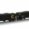 Lionel 2326080 O Scale 100 Ton Open Hopper Chessie System B&O 2 Pack C