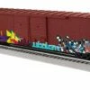 Lionel 2326182 O Scale 60' Boxcar "Graffiti" Wellsboro & Corning WCOR 6521