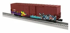 Lionel 2326182 O Scale 60' Boxcar "Graffiti" Wellsboro & Corning WCOR 6521