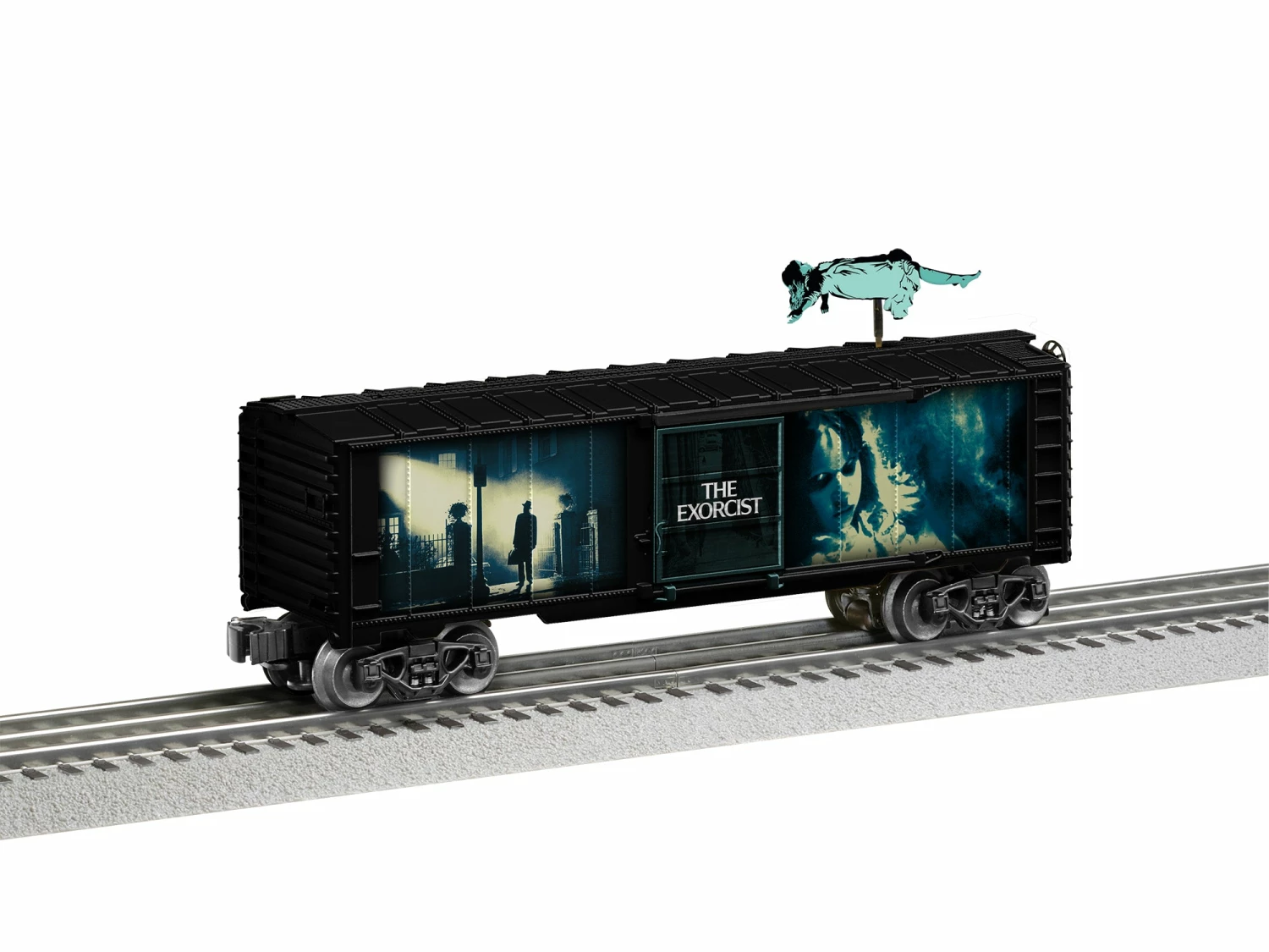 Lionel 2328190 O Gauge Exorcist Floating Reagan Boxcar 1 Lionel 2328190 O Gauge Exorcist Floating Reagan Boxcar