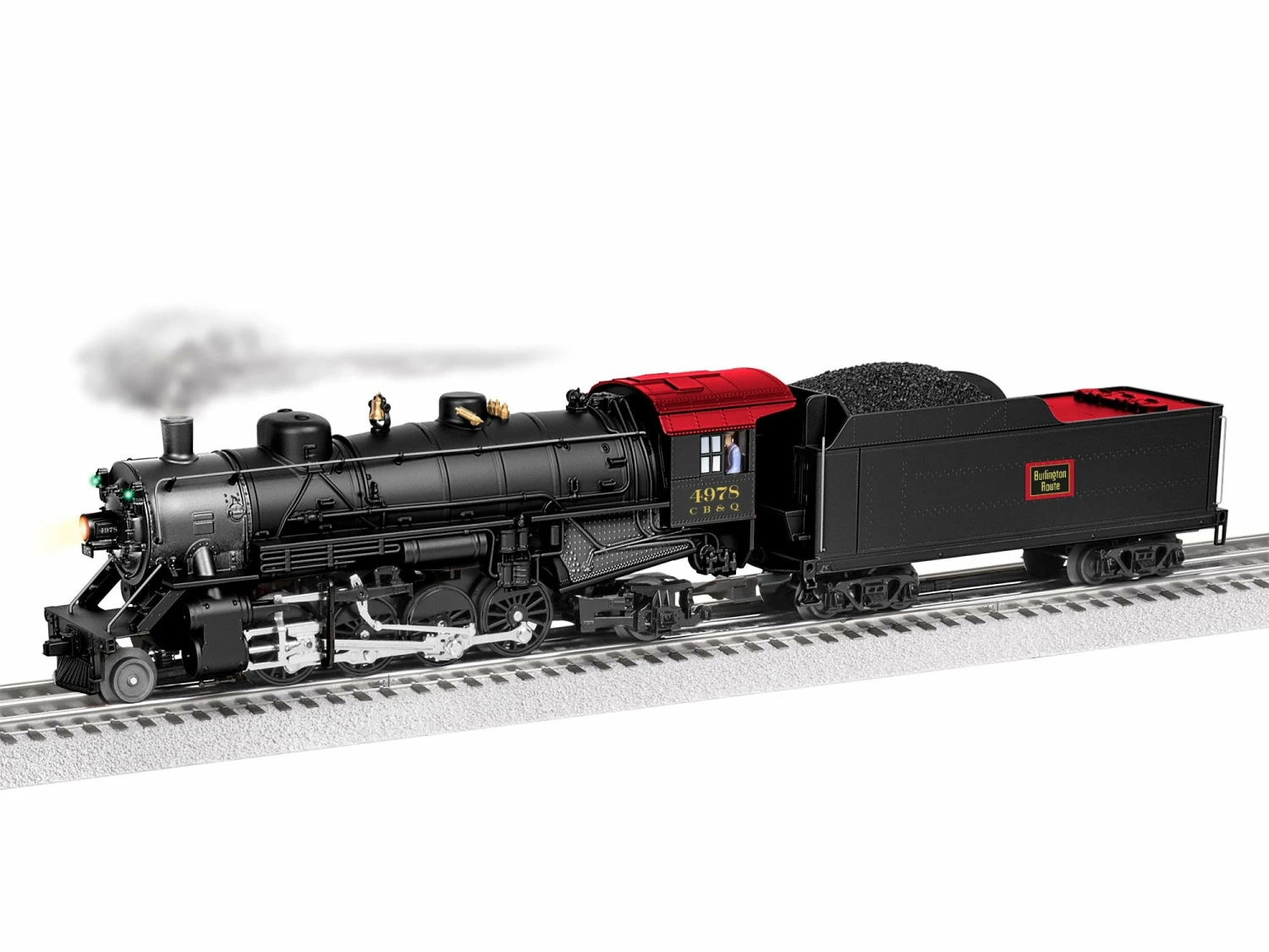 Lionel 2332060 O Gauge Lionchief Plus 2.0 2-8-2 Mikado Steam Loco Burlington CB&Q 4978 1 Lionel 2332060 O Gauge Lionchief Plus 2.0 2-8-2 Mikado Steam Loco Burlington CB&Q 4978