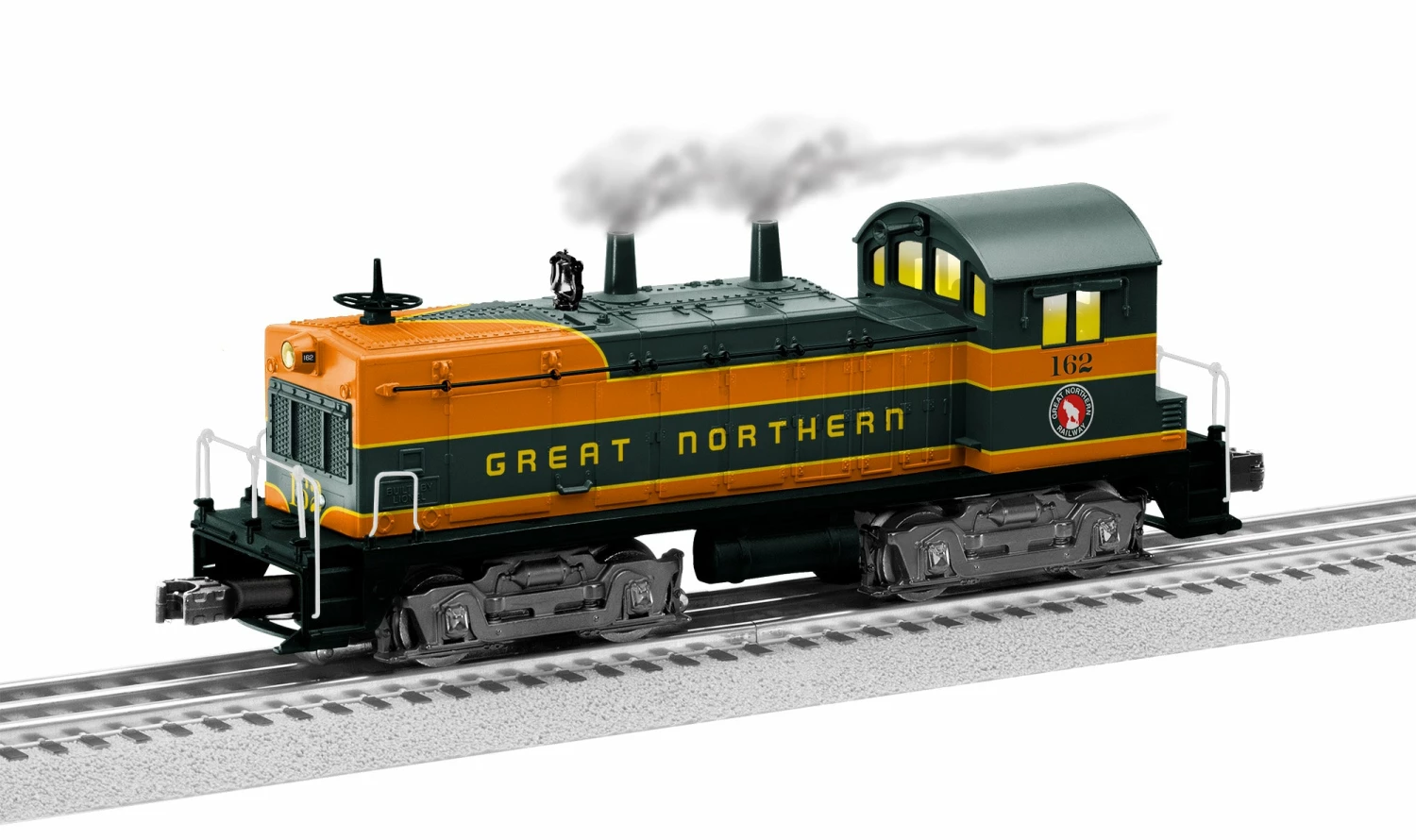 Lionel 2334030 O Gauge LionChief Plus 2.0 EMD NW2 Switcher Great Northern GN 162 1 Lionel 2334030 O Gauge LionChief Plus 2.0 EMD NW2 Switcher Great Northern GN 162