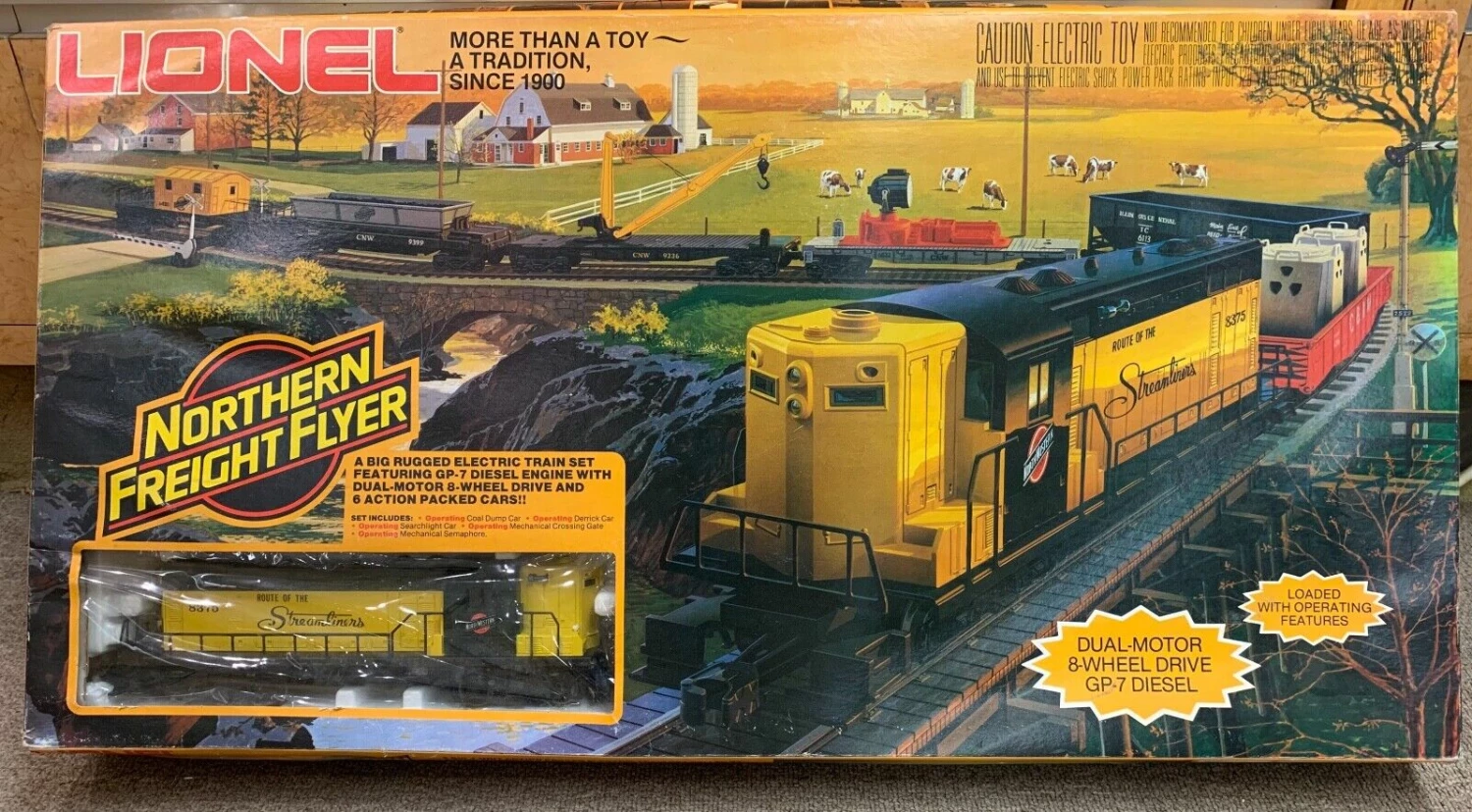 Lionel 6-1354 O Gauge Northern Freight Flyer Set - NOS 1 Lionel 6-1354 O Gauge Northern Freight Flyer Set - NOS