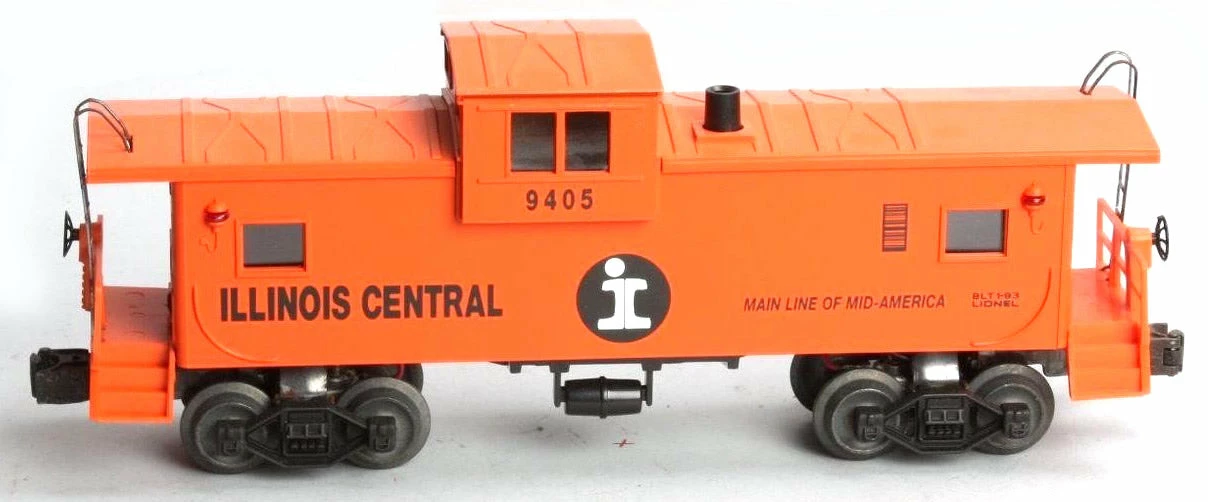 Lionel 6-19716 O Gauge Illuminated Extended Vision Caboose With Smoke Illinois Central IC - NOS 1 Lionel 6-19716 O Gauge Illuminated Extended Vision Caboose With Smoke Illinois Central IC - NOS
