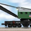 Lionel 6-29804 O Gauge Union Pacific Crane Car With TMCC Command Control - NOS