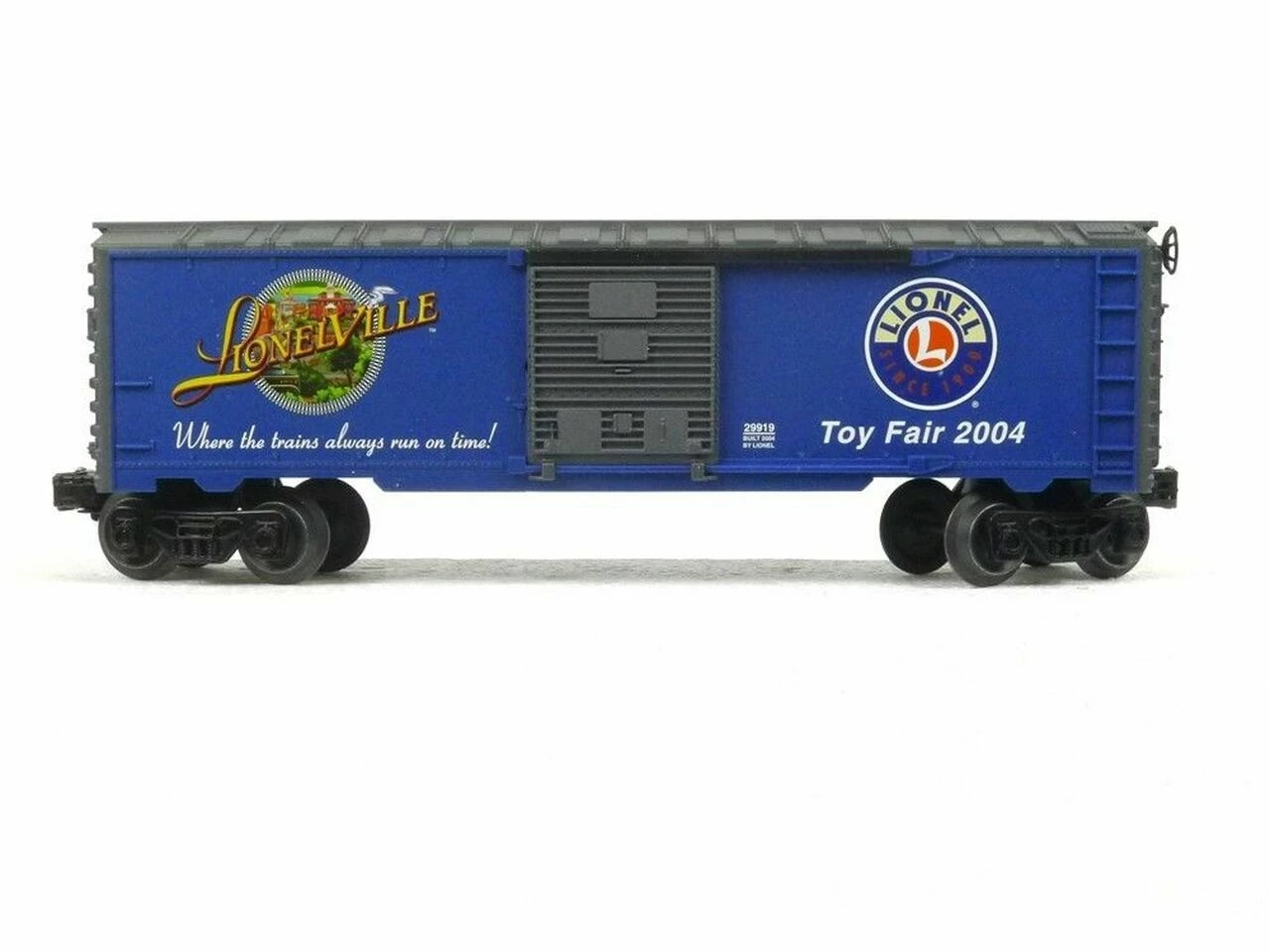 Lionel 6-29919 O Gauge 2004 Toy Fair Boxcar - NOS 1 Lionel 6-29919 O Gauge 2004 Toy Fair Boxcar - NOS