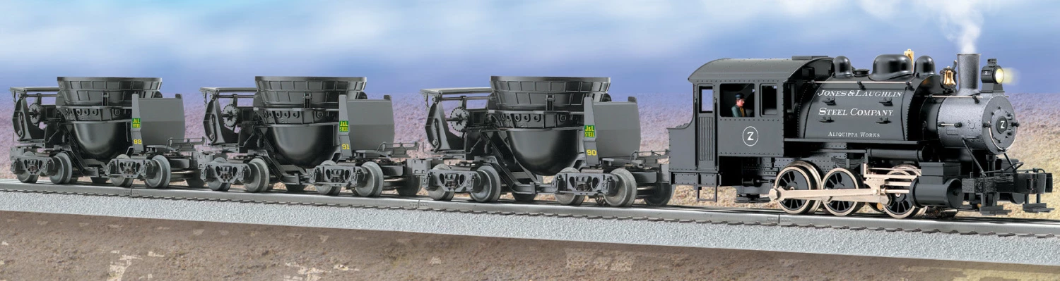 Lionel 6-31733 O Gauge Jones & Laughlin Steel Slag Train Set (No Trackor Power) - NOS 1 Lionel 6-31733 O Gauge Jones & Laughlin Steel Slag Train Set (No Trackor Power) - NOS