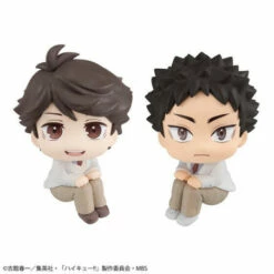 MegaHouse Look Up Toru Oikawa & Hajime Iwaizumi Haikyuu!! Figure Special Cushion Set -Bandai Sales Store look up hajime iwaizumi haikyuu figure 2