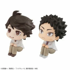 MegaHouse Look Up Toru Oikawa & Hajime Iwaizumi Haikyuu!! Figure Special Cushion Set -Bandai Sales Store look up hajime iwaizumi haikyuu figure 3
