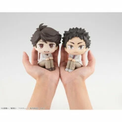 MegaHouse Look Up Toru Oikawa & Hajime Iwaizumi Haikyuu!! Figure Special Cushion Set -Bandai Sales Store look up hajime iwaizumi haikyuu figure 4